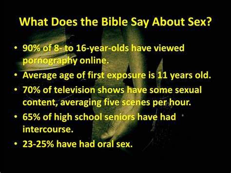Ppt What Does The Bible Say About Sex Powerpoint Presentation Free