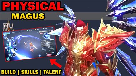 MU ORIGIN 3 ASIA PHYSICAL MAGUS SKILLS TALENTS BUILD COMBO