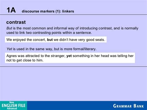 Discourse Markers 1
