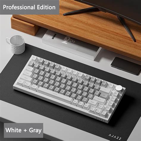 Cheap Ajazz Ak Pro Wireless Bluetooth Tri Mode Mechanical Keyboard Custom Hot Swappable