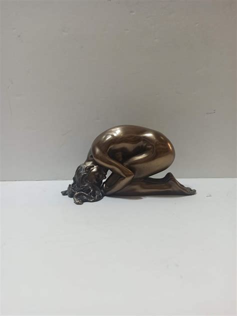 Naked Female Statue Erotic Art Sexy Pose Beautiful Woman Hot Body Desire And Love