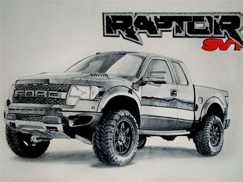 Ford Raptor Drawing At Explore Collection Of Ford