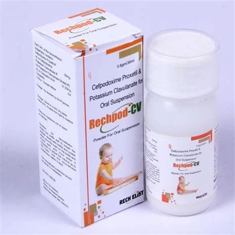 Cefpodoxime Proxetil Mg Potassium Clavulanic Acid M Dry Syrup