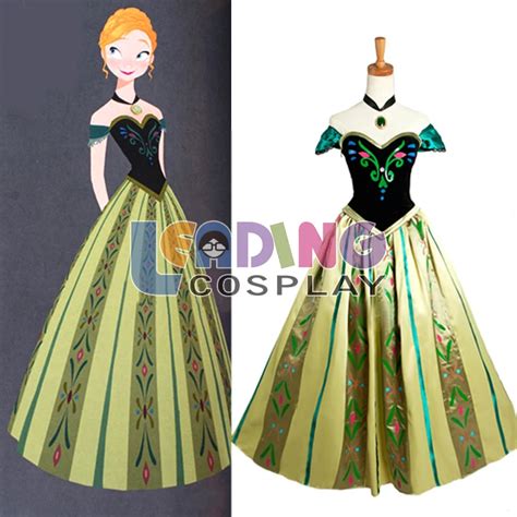 Custom Made Frozen Anna Dress Princess Anna Coronation Dress Frozen