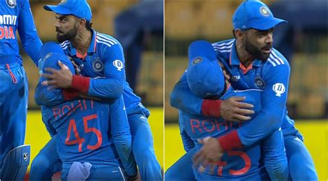 Asia Cup 2023 Watch Bromance Moment As Virat Kohli Hugs Rohit Sharma