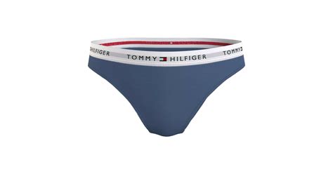 Tommy Hilfiger Bikini Damskie Majtki P Niebieskie Uw Uw C Q