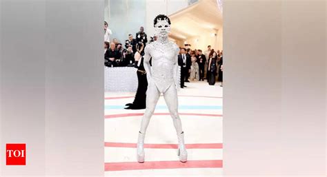Lil Nas X Goes Nearly Naked At Met Gala 2023 English Movie News Times Of India