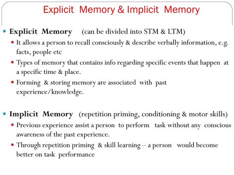 PPT - Memory Storage & Information Processing PowerPoint Presentation