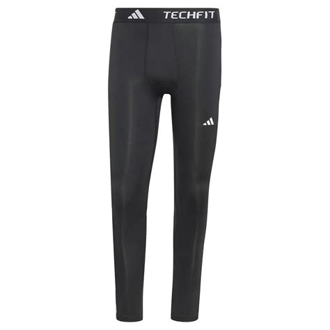 Adidas Techfit 3 Stripes Leggings Black Traininn