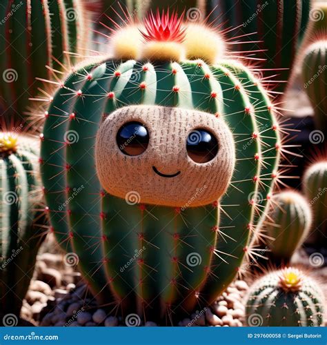 Funny Cactus Cartoon Vector | CartoonDealer.com #39845799