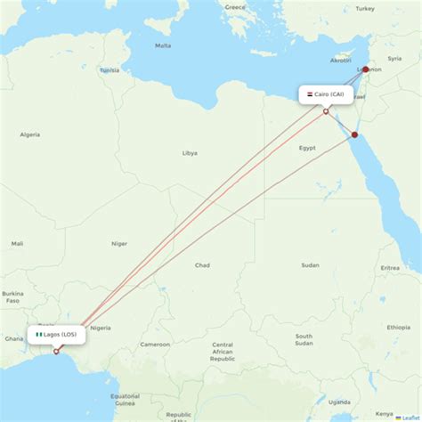 Flights From Lagos To Cairo LOS To CAI Flight Routes