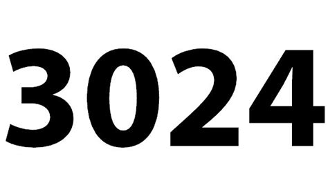 Zahl 3024