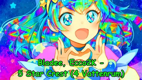 Bladee Ecco2k 5 Star Crest 4 Vattenrum Nightcore Youtube