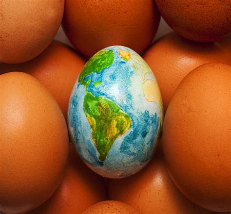 Egg Represents Beautiful Planet Stock Photo - Image of planet, segment ...