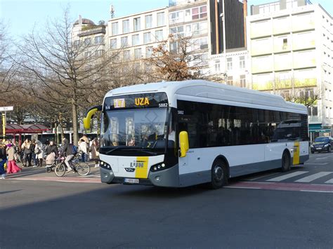 De Lijn Bus In Antwerp Stock Editorial Photo © Romanyanushevsky