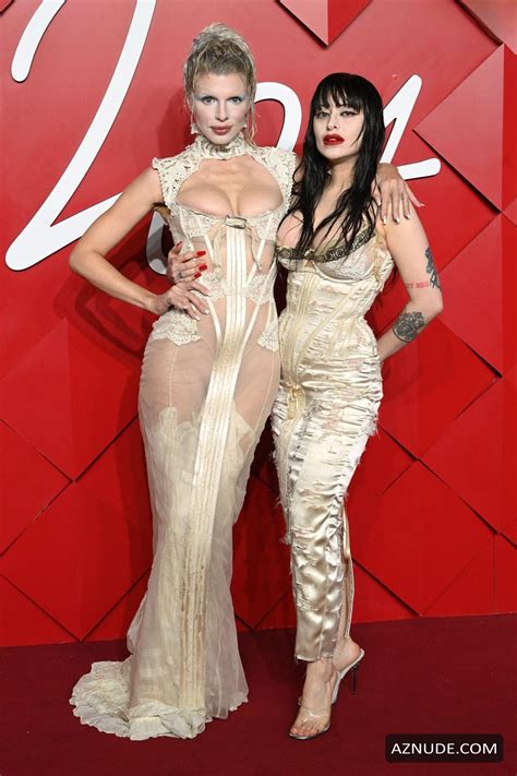 Julia Fox Sexy Shows Off Her Hot Boobs And Booty Wearing A Sultry Sheer Gown At The Fashion