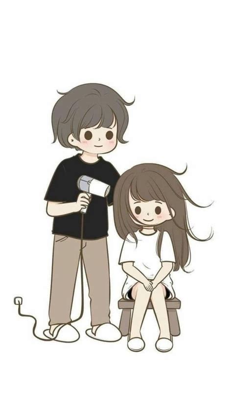 Cute Chibi Anime Couples Drawings