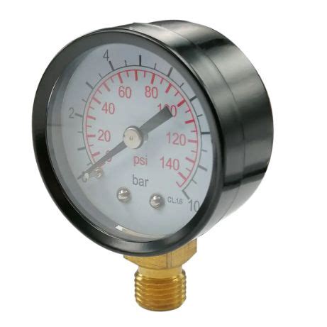 Манометр радиального подключения 1/4" до 10 бар - купить по выгодной ...