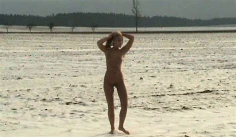 Super Sexy European Blonde Posing On The Snow AllnPorn