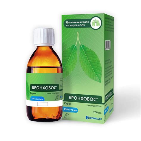 Бронхобос сироп 250 мг/5 мл флакон 200мл — купить в интернет-аптеке ...