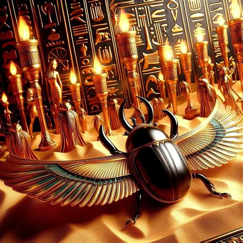 Download Ai Generated Scarab Egypt Royalty Free Stock Illustration