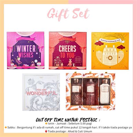 Bbw Gift Set Big Size Original Ready Stock Murah Shopee Malaysia