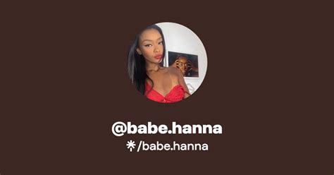 Babe Hanna Linktree