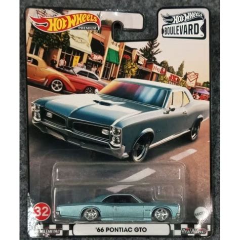 Jual Hot Wheels Premium 66 Pontiac GTO Hot Wheels Boulevard Shopee Indonesia