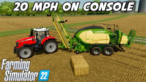 How To Fast Bale On Console Farming Simulator 22 YouTube