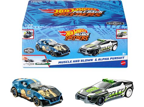 Hot Wheels Pack 2 Carros De Corrida Pull Back Speeders Mattel HPR91 Juguetilandia