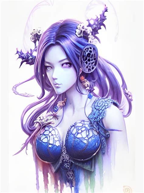 Impression photo Cristallisé Baroque Goth Fantaisie Lingerie Original Sexy Érotique Ecchi