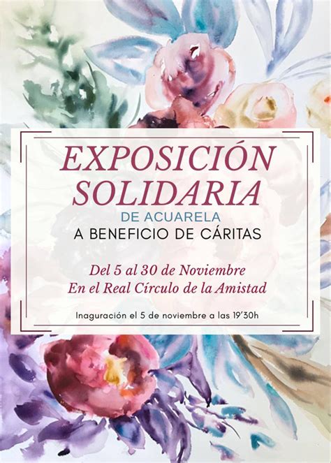 Nueva exposición de acuarelas a beneficio de Cáritas Diocesana