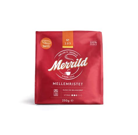 MERRILD Medium roast 36 pods | På lager | Billig