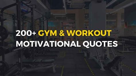 200+ Gym Motivational Quotes - Best Workout Quotes