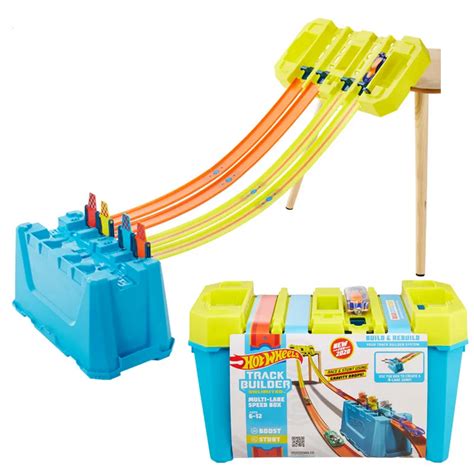 Pista Hot Wheels Box Velocidade Pistas Múltiplas Mattel Promoção DIa das Crianças Até