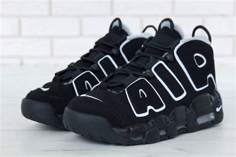 Мужские женские зимние кроссовки Nike Air More Uptempo Winter обувь ...