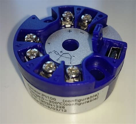 Przetwornik Temperatury Pt100 Rtd Tck Na 4 20ma Uniwersalny