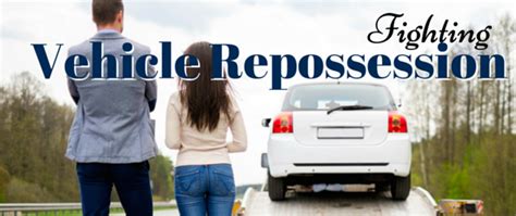 Herrin Law Can Filing For Bankruptcy Prevent Vehicle Repossession