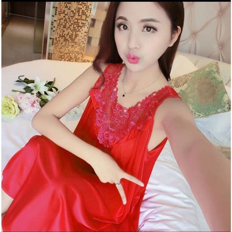 Baju Tidur Wanita Perempuan Baju Tido Seksi Plus Size Sexy Nightwear Dress Lingerie