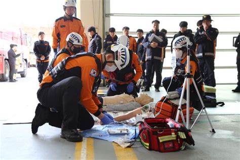 영광소방서 2024년 전라남도 소방기술경연대회 대비 경기시연회 실시