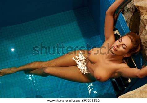 Naked Beautiful Blonde Woman Relaxing Indoor Stock Photo 693338512 Shutterstock