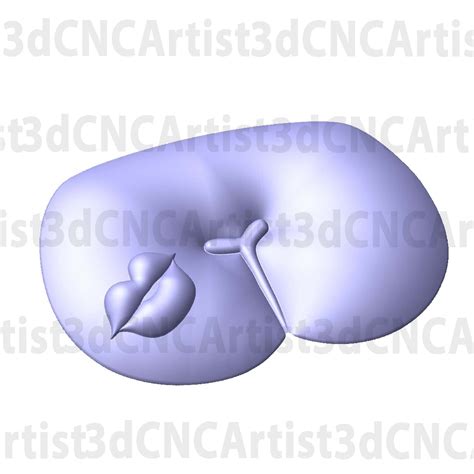 Kiss Ass Stl File For D Printing Laser Cnc Router D Printable Model Kiss Printable Model