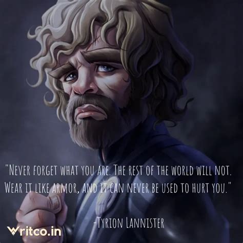 Tyrion Lannister Armor Quote