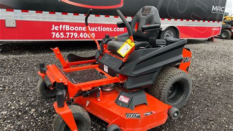 Lot 4006 May 2024 Bad Boy Elite Zero Turn Mower 60in Deck YouTube