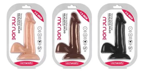 Dildo Textura Realista Con Base Testiculado Venoso Mercadolibre