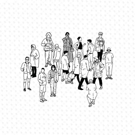 Archade Illustration Fashion Illustration Silhouette People