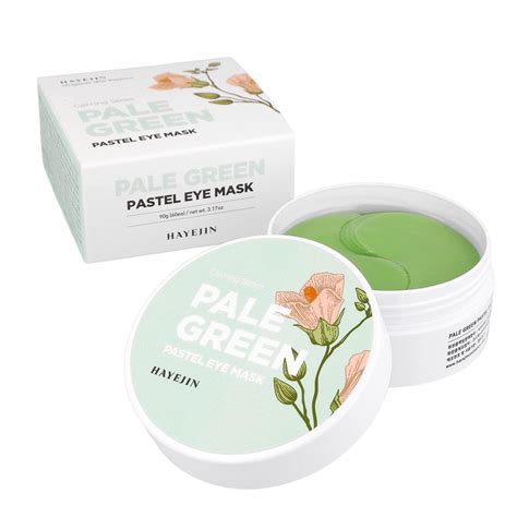 HAYEJIN Pale Green Pastel Eye Mask 60ea - płatki pod oczy o działaniu ...
