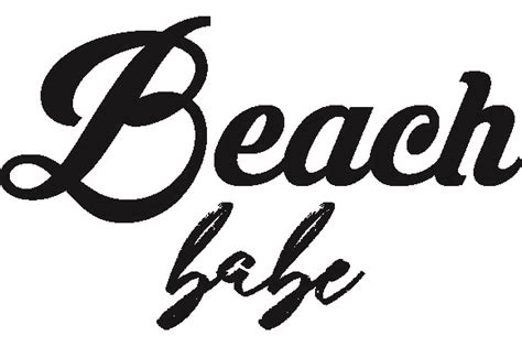 Beach Babe Svg Graphic By Teeshop Creative Fabrica
