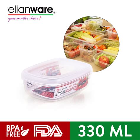 Elianware Transparent Multipurpose Food Keeper Bpa Free Microwaveable