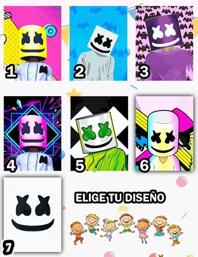 Dulceros Personalizados Recuerdos Marshmello Fiestas Pz En Venta